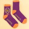 purple m sock