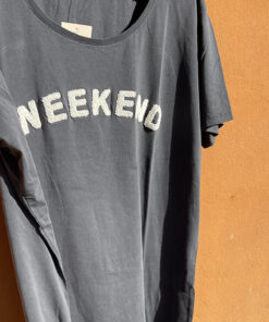 T-shirt kjole grey