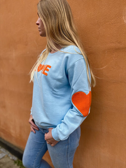 sweat orange/blue