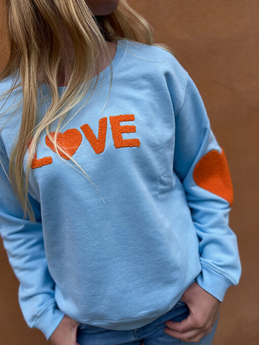 blue/orange sweat