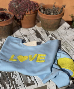 blue/yellow sweat