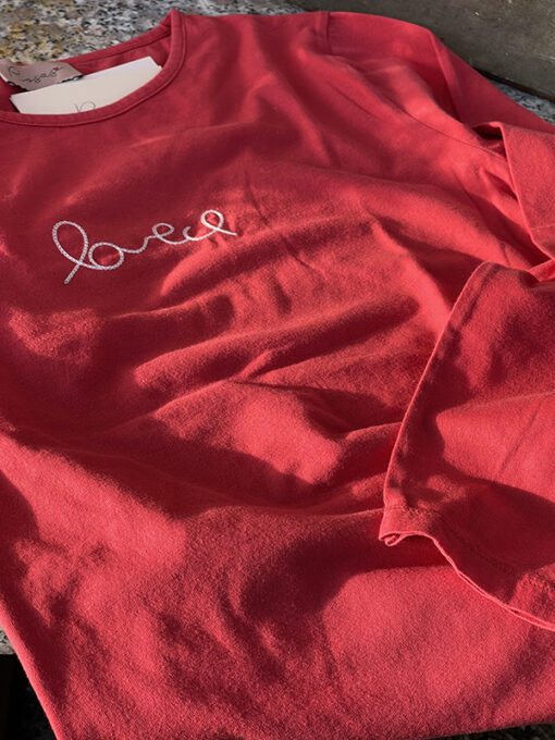 T-shirt long sl. sorbet