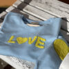 sweat blue yellow